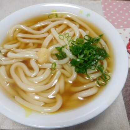 餡かけうどん 生姜が効いて とっても美味しかったです＾＾